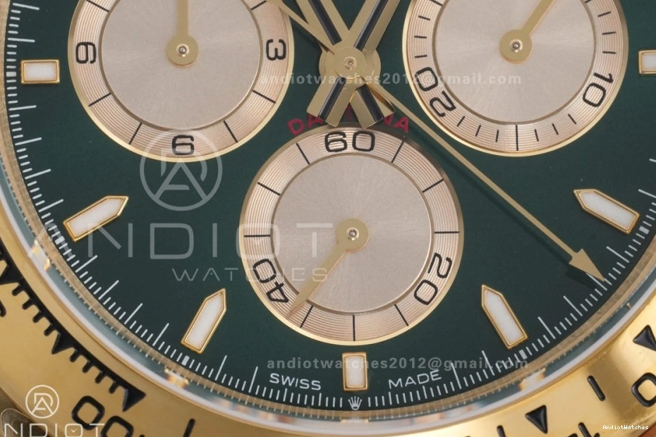 V6 Dial YG on QF4131 Bracelet Edition Weight) QF Best 1:1 126508 493 (Gain 2025 Daytona YG SmoothTexture Green 1222